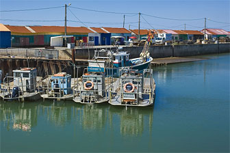 oyster port in Saint-Trojan
